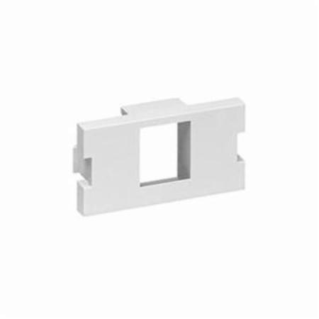 LEVITON WALLPLATES ADPT 1PORT 1UNIT WH 41291-1MW